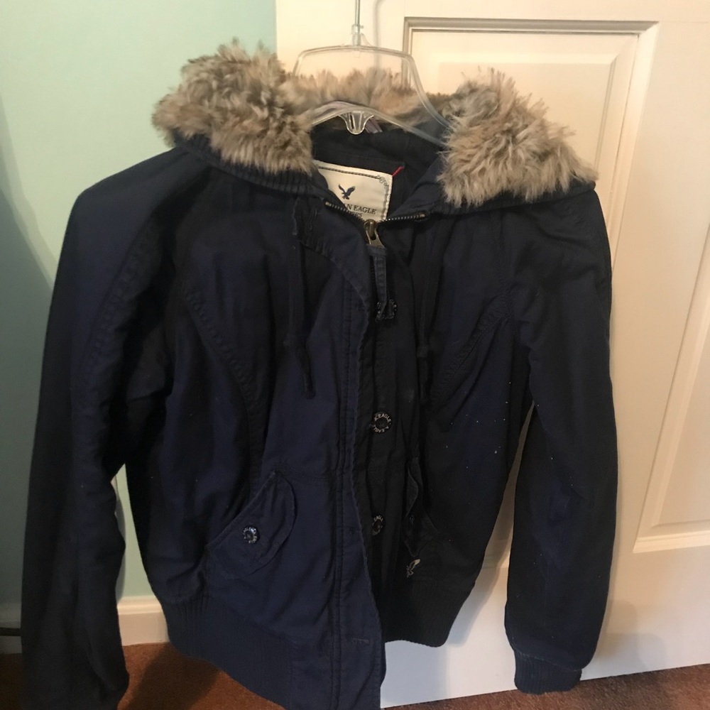 Abercrombie women blue  jacket